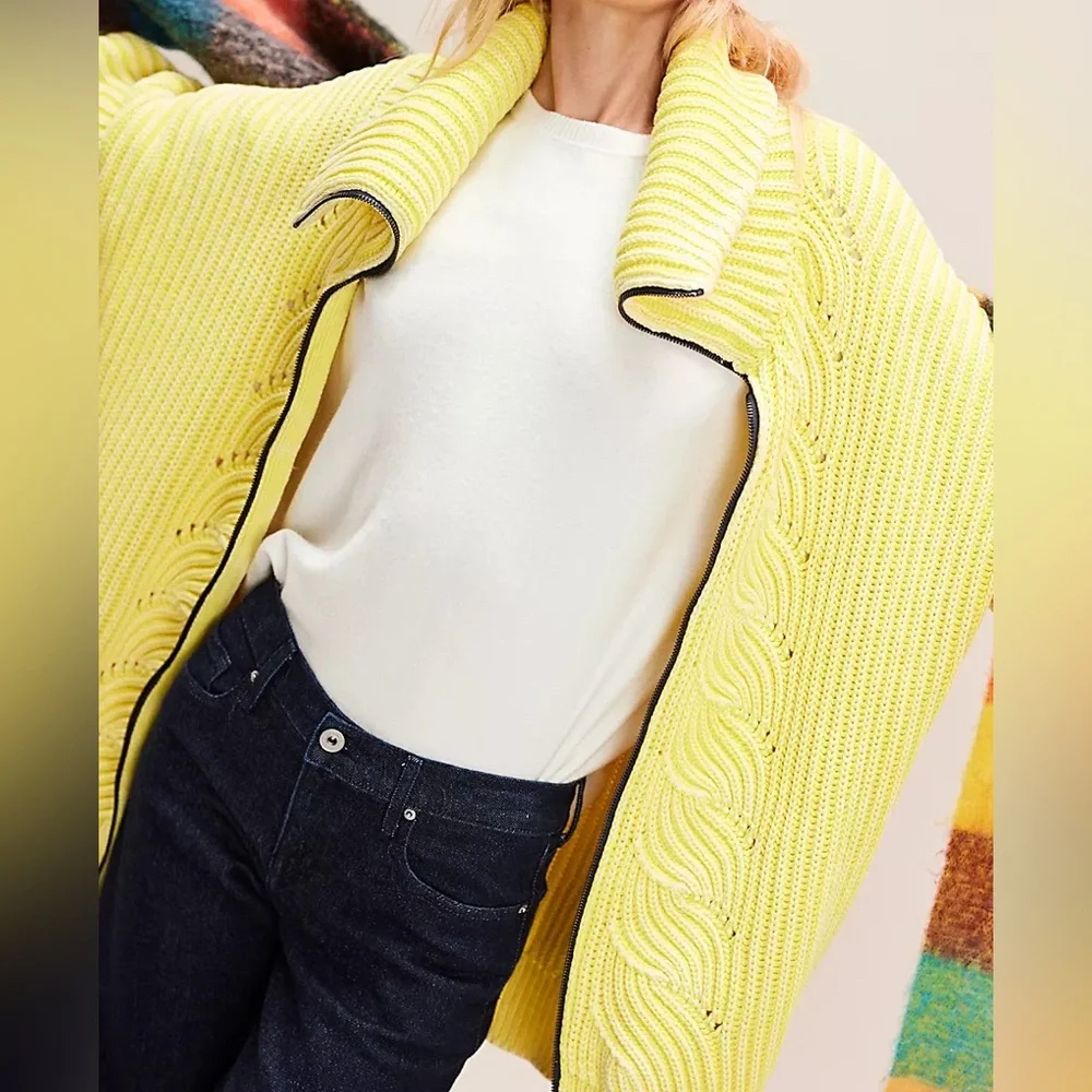 Free People Sea Of Tranquility Cardi. NWT. - Picture 8 of 10